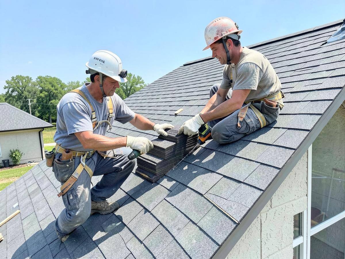 Roofing Installation by Top Hand Roofing